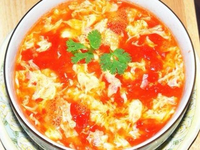 トマト卵スープ